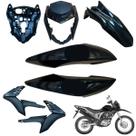 Carenagem Nxr Bros 160 modelo 2016 Até 2021 Aba do Tanque Par de Complementos Frontal Bananinha Aranha Paralama Dianteiro