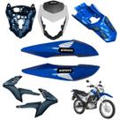 Carenagem Nxr Bros 160 modelo 2016 Até 2021 Aba do Tanque Par de Complementos Frontal Bananinha Aranha Rabeta Traseira