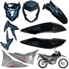 Carenagem Nxr Bros 160 modelo 2016 Até 2021 Aba do Tanque Par de Complementos Tampa Lateral Frontal Paralama Dianteiro Carenagem Nxr Bros 160 modelo 2016 Até 2021 Aba do Tanque Par de Complementos Tampa Lateral Frontal Paralama Dianteiro