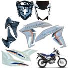 Carenagem Nxr Bros 160 Modelo 2022 2024 Asa do Tanque Tampa lateral Frente Frontal Com Aranha do Painel