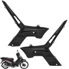 Carenagem Protetor Perna Lateral Shineray Jet 50 2012 a 2020 Preto