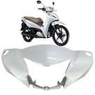 Carenagem tampa capa do farol honda biz 125 ex branco hakuji 2025 2026 perolizado