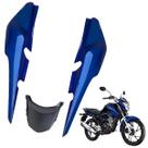 Carenagem Traseira Rabeta Fan 160 Start 160 2016 a 2022 Azul Stylu