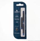 Carga Cartucho Crown Tinteiro Azul CA32005A