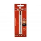 Carga crown p esferografica parker preta blistada ca14007p