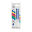 Carga Esferográfica Parker Gel Azul Média Blister C/2 Unidades Carga Esferográfica Parker Gel Azul Média Blister C/2 Unidades