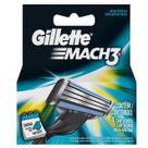 Carga gillette mach 3 - 4 unidades