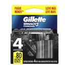 Carga Gillette Mach3 Carbono Leve+Pague- Gillette Mach3