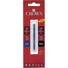 Carga Mini D1 Azul e Preta Com 2 Refis Ca16005n Crown