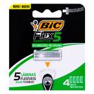 Carga para Aparelho de Barbear Bic Flex 5 Sensitive 4 Unidades