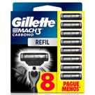 Carga para Aparelho de Barbear Gillette Mach3 Carbono 8 Unidades