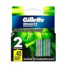 Carga para Aparelho de Barbear Mach3 Sensitive 2 Unidades Gillette