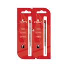 Carga Para Caneta Crown Esferográfica Tipo Parker CA14007 ( Kit com 02 Unidades ) Azul Preta Vermelha