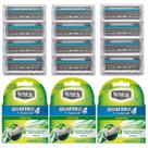 Carga Schick Quattro 4 Titanium Cartucho C/12 Unidades Refil