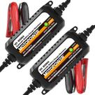 Cargador de Batería MOTOpower MP00205C 12V 800mA Paquete de 2 Cargador de Batería MOTOpower MP00205C 12V 800mA Paquete de 2