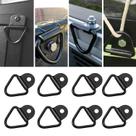 Cargo Tie-Down Anchors Sporthfish, pacote com 8 anéis em V de aço preto