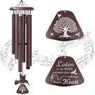 Carillón de viento Coolertaste para compañía por pérdida de ser querido, 32" Carillón de viento Coolertaste para compañía por pérdida de ser querido, 32"