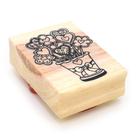 Carimbo Arte Fácil Vaso com Coração CA-800 - 4,8x6cm