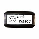 Carimbo Automatico Autoentintado ESCOLAR VOCÊ FALTOU Nykon 302 (14x38mm)