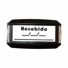 Carimbo Automatico Autoentintado RECEBIDO com Campo para Data Nykon 302 (14x38mm)