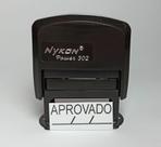 Carimbo automático c/ a palavra APROVADO C 3,7cm x 1,3cm