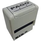 CARIMBO AUTOMÁTICO PAGO COM DATA - MEDIDA 38X14mm