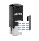 Carimbo automático personalizado quadrado médio 2 cm Infusion