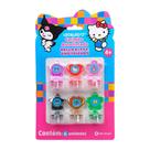 Carimbo Autotintado Hello Kitty e Amigos Blister c/ 6 Und Leo&Leo Leonora - 10641