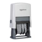 Carimbo de data com tinta automática Amazon Basics Retangular