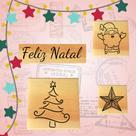 Carimbo de Natal - Kit com 4 carimbos