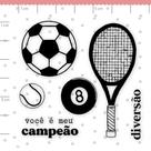 Carimbo de Silicone JU - Nosso Herói - G Campeão