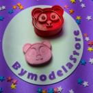 Carimbo Ejetor para Brigadeiros e Docinhos Panda 2 Carimbo Ejetor para Brigadeiros e Docinhos Panda 2