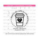 Carimbo Mini Café Expresso Scrapbook 1un - Lilipop Carimbos