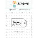 Carimbo Mini Tag Feito com Amor Cod 41000033 - 01 Unidade - Lilipop Carimbos - Rizzo Carimbo Mini Tag Feito com Amor Cod 41000033 - 01 Unidade - Lilipop Carimbos - Rizzo