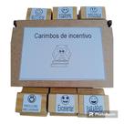 Carimbo professor educação infantil, kit carimbo, carimbos de incentivo, emoji