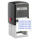 Carimbo Quadrado Personalizado Autotintado Grande 3 cm Infusion