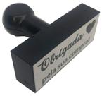 Carimbo Tag Kraft (obrigada Pela Sua Compra )