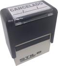 Carimbos automáticos stilo 20 - cancelado com data - tinta preto