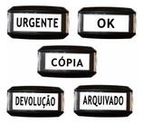 Carimbos Taqua Laser Automático Kit 5 Unidades