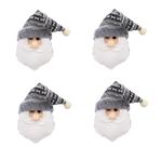 Carinha de papai noel grafite 13cm