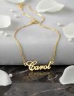 Carol colar de nome folheado a ouro 18k Carol colar de nome folheado a ouro 18k