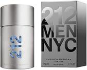Carolina herrera 212 men nyc eau de toilette 100ml