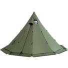 Carpa Caliente ONETIGRIS Rock Fortress para 4-6 Personas y 4 Estaciones con Estufa
