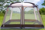 Carpa con mosquitero EVER ADVANCED 3.7x3 m para camping, 8-10 personas