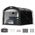 Carpa de almacenamiento para bicicletas Happy Travel 2 en 1 para exteriores 8.2x7.3x6.4 pies