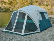 Carpa de Camping DMH OUTDOORS para 6 Personas con Porche con Mosquitera Verde