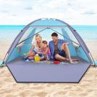 Carpa de Playa Happy Travel con Protección UV UPF 50+ para 3-8 Personas