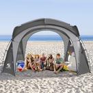 Carpa de Playa UNICAMPER UNC-1212S 3,7x3,7m con Protección Solar UPF50+ Impermeable
