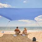 Carpa de Playa WEKAPO Refugio Solar con Montaje Fácil, 2m, Resistente al Viento, Protección UPF 50+