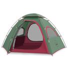 Carpa Familiar KAZOO para Exterior Resistente al Agua para Camping 3 Personas Verde